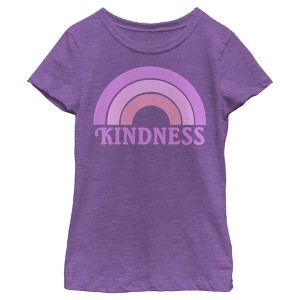 Girl's Lost Gods Kindness Retro Stripes T-Shirt - 1 of 4