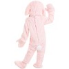 HalloweenCostumes.com Girl's Fluffy Pink Bunny Toddler Costume - 4 of 4