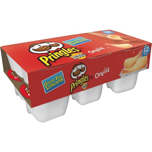Pringles Snack Stacks Original Potato Crisps - 12ct : Target