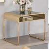 Milrix End Table with Glass Top - miBasics - image 2 of 3