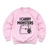 Simply Sage Market I Carry Monsters Purse Sweatshirt - 2 of 4
