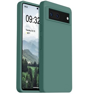 BONGEEK Designed for Pixel 7 Case, Silicone Shockproof Slim Thin Phone Case for Google Pixel 7 6.3 inch (Pine Green) - 1 of 4