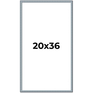 PosterPalooza | Textured Blue Picture Frame - UV Acrylic, Foam Board Backing, Hanging Hardware - 1 of 4