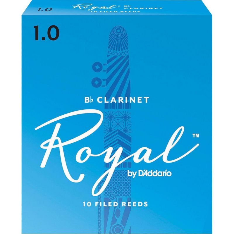 Rico Royal Bb Clarinet Reeds, Box of 10, 2 of 5