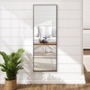 Americanflat - 21x58 Black Arched Full Length Mirror With Stand Full Body Mirror for Bedroom Living Room Bathroom - 4 of 4