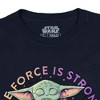 Seven Times Six Star Wars T-Shirt Women's The Force Is Strong With This Little One Tee - 2 of 4