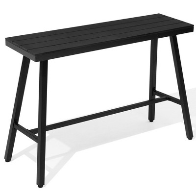 Crestlive Products Outdoor Bar Table Hot Tub Table Patio Bar Height Table with Weather Resistant Waterproof Top