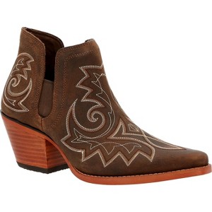 Women's Durango Western Fashion Bootie, DRD0399, Brown - 1 of 4