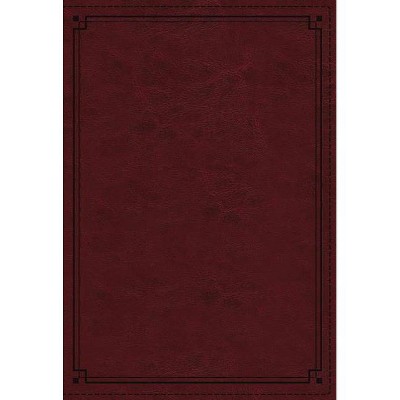NKJV Study Bible, Imitation Leather, Red, Indexed, Comfort Print - by  Thomas Nelson (Leather Bound)