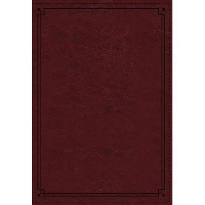 NKJV Study Bible, Imitation Leather, Red, Indexed, Comfort Print - by  Thomas Nelson (Leather Bound)