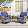 Buenhomino Wicker Patio Conversation Set – Outdoor Seating Group with Cushions - 2 of 4