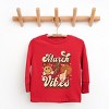 The Juniper Shop March Vibes Basketball Cheetah Youth Long Sleeve Tee - 2 of 4