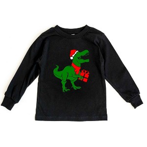 The Juniper Shop Dino Present Toddler Long Sleeve Tee - 1 of 3