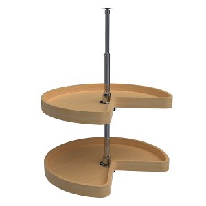 Rev-A-Shelf Wood Cabinet 2-Shelf Kidney Shaped Lazy Susan - 1 of 4