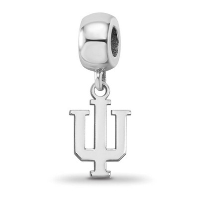 Black Bow Jewelry Sterling Silver Indiana Hoosiers NCAA Bead Charm