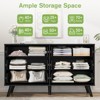 Buenhomino Fluted 6 Drawers Dresser, 47" Wide Modern Chest of Drawers, Dresser TV Stand, Wood Drawer Organizer for Bedroom, Living Room, Hallway - 3 of 4