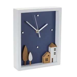 Melrose Wood Tabletop Clock 9.5"H - 1 of 2