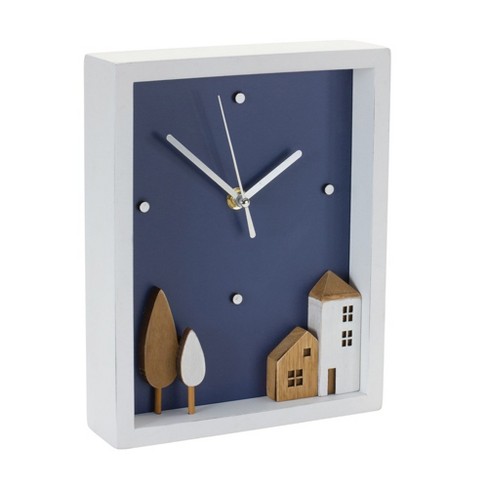 Melrose Wood Tabletop Clock 9.5