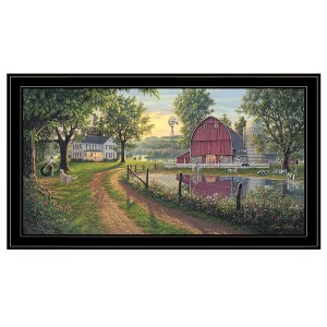 The Road Home Framed Wall Art, Modern Home Decor Framed Print for Living Room, Bedroom & Farmhouse Wall Decoration by Kim Norlien - 1 of 4