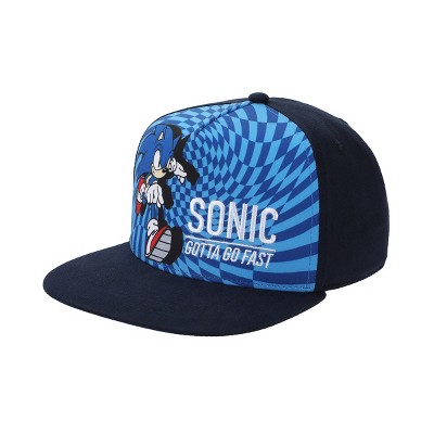 Sonic The Hedgehog Gotta Go Fast Youth Blue Snapback Hat