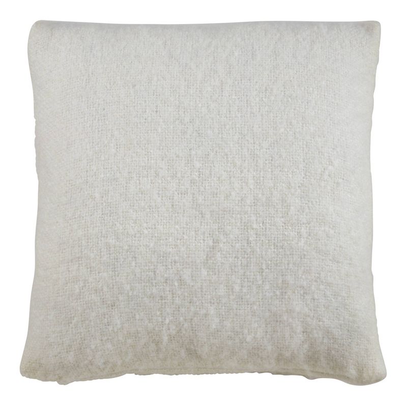 Faux Mohair Throw Pillow Cover - Saro Lifestyle, 1 of 5