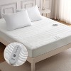 Full Heated Mattress Pad - Air Layer Electric Topper With 5 Heat Settings & 10 Hr Timer Auto Off, 18" Deep Pocket Bed Warmer, 54"x75", White - 2 of 4