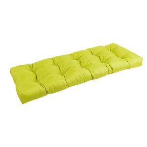 Blazing Needles, 51-inch by 19-inch Tufted Solid Outdoor Spun Polyester Loveseat Cushion - 1 of 3