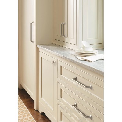 Satin Nickel Brushed Cabinet Bar Pull with Mounting Hardware