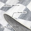 Washable Area Rugs Living Room Rug Modern Geometric Checkered Rug Soft Foldable Area Rug for Bedroom - 4 of 4