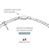 KISPER Solid 925 Sterling Silver Italian 3.5mm Diamond-Cut Cuban Link Curb Chain Bracelet for Men & Women - Made in Italy - 3 of 4