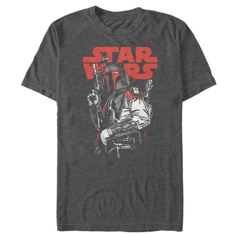 Men's Star Wars: A New Hope Boba Fett Grunge Bounty Hunter T-Shirt - image 1 of 3