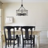 Bella Depot Modern Black Metal Cage Chandelier Industrial  Pendant Light for Hallway, Kitchen Island - 3 of 4