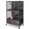 Metal Small Animal Cages, Rolling Chinchilla Cage with Removable Ramps for Ferret, Chinchilla, Sugar Glider, with Hammock & 5 Tiers, Removable Tray - 3 of 4