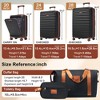 5 PCS Expandable Luggage Set, Hardside Spinner Suitcase with USB Port, Cup Holder, Duffel Bag, Tolietry Bag and TSA Lock - ModernLuxe - 2 of 4