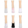 Memoi Women's 6 Pair Pack Tie Dye No Show Sneaker Liners - 2 of 4