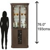 Howard Miller 690045 Howard Miller Piedmont Iv Corner Wine Cabinet 690045 Aged Auburn - 2 of 2