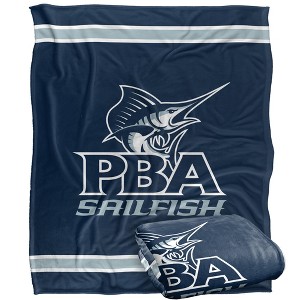 Palm Beach Atlantic University Primary Logo Silky Touch Blanket White 50x60 - 1 of 4