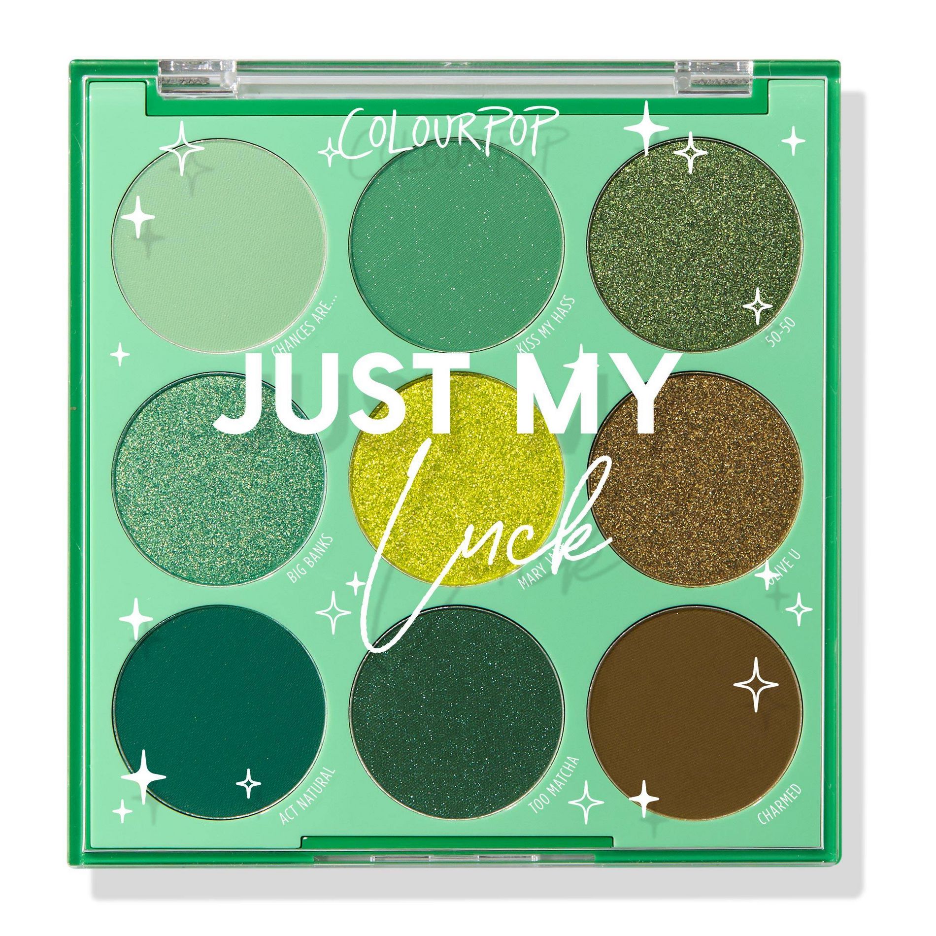 ColourPop 9-Pan Eyeshadow Palette - Just My Luck - 0.3oz