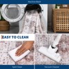 Area Rugs for Living Room - Machine Washable Vintage Rug, Non-Slip Low Pile, Rubber Backing, Washable Carpet for Bedroom, Dining Room, Kitchen - 4 of 4