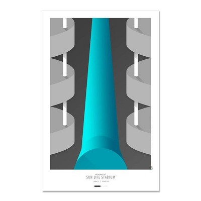 MLB Miami Marlins Pro Player Stadium Art Poster