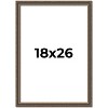 PosterPalooza | Sculpted Silver Picture Frame - UV Acrylic, Foam Board Backing, Hanging Hardware - 2 of 4