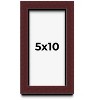 PosterPalooza | Panoramic Shadow Box 1.5" Depth Brown Picture Frame - UV Acrylic, Backing, Hanging Hardware - 2 of 4