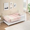 Whizmax Twin Daybed with Trundle Bed,Metal Twin Day Bed Twin Size with Steel Slat Support, Sofa Bed for Living Room and Guest Room - 2 of 4