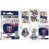 MasterPieces Officially Licensed MLB Minnesota Twins Playing Cards - 54 Card Deck for Adults - 4 of 4
