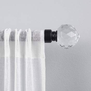Exclusive Home Crystal Ball Curtain Rod