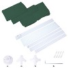Gulches 10'x10' Heavy Duty Outdoor Party Tent Gazebo with 4 Removable Walls, Perfect for Weddings and Events, Green - 2 of 4