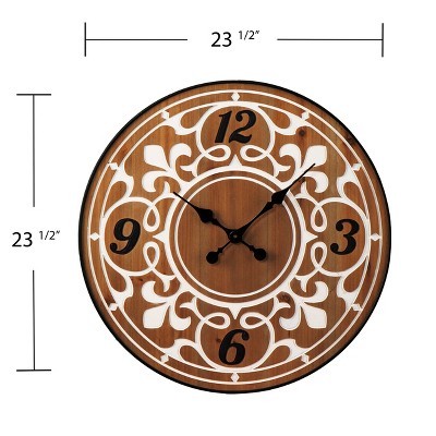 SEI Aprille Round Wall Clock - Thumbnail 4