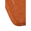 Grace Saona Pattern Terracotta Memory Foam Bath Rug Orange - Deny Designs: Soft Microfiber, Machine Washable, Non-Slip Backing - 2 of 3