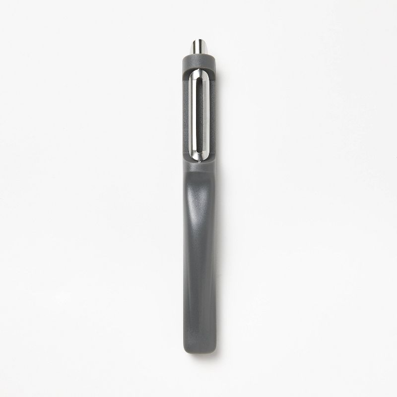 Soft Grip Swivel Peeler Dark Gray - Figmint&#8482;, 1 of 5