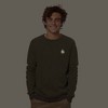 Dalix Fire (Glow In The Dark) Embroidered Fleece Sweatshirt Pullover Mens - 2 of 4